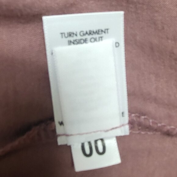 NWOT Torrid Classic Fit long-sleeve t-shirt mauve oversized Torrid size 00 or 10 - Picture 4 of 7